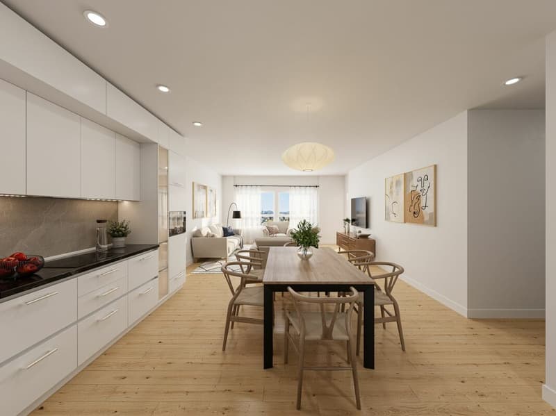 Parco residenziale Sud; appartamento in mansarda 2,5 locali n. 26 con vista panoramica (5)