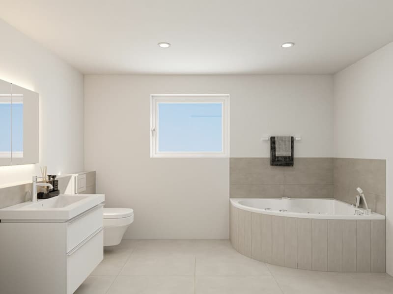 Residential Park South; 3.5 room attic apartment No. 14 with a great view (6)