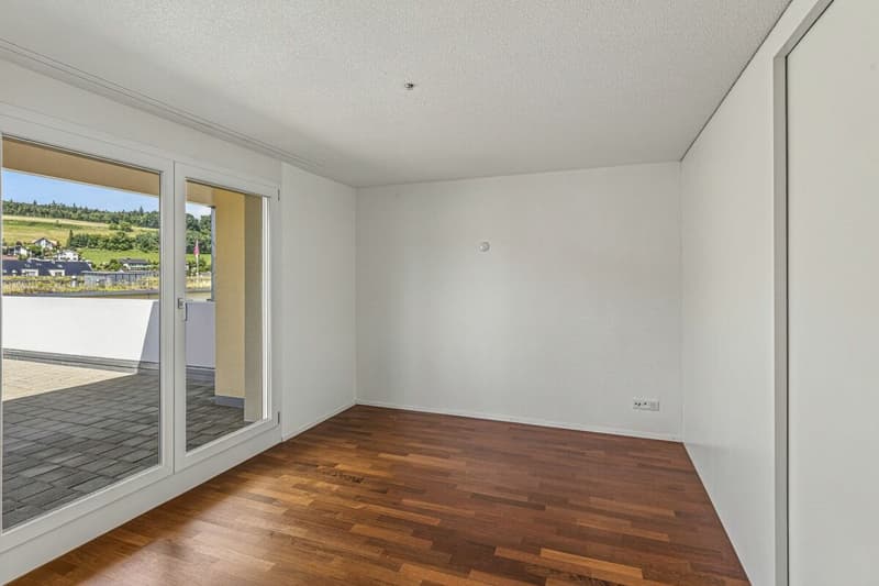 Appartamento attico luminoso e tranquillo con vista e privacy (5)