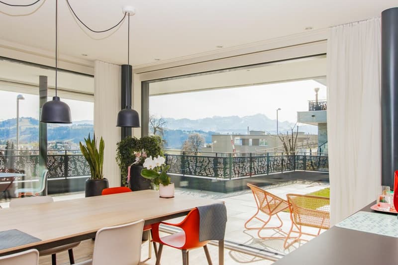 Résidence Alpstein : Maison de terrasse exclusive de 6 pièces avec vue panoramique spectaculaire (5)