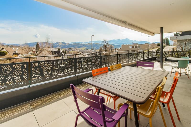 Résidence Alpstein : Maison de terrasse exclusive de 6 pièces avec vue panoramique spectaculaire (3)