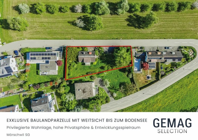 Exclusive building plot with a far-reaching view to Lake Constance (1)