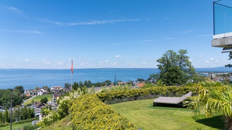 A loge spot above Lake Constance - Elegant garden apartment with panoramic view (11)