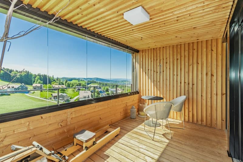 A loge seat above Lake Constance - Premium attic maisonette in high-quality solid wood construction (15)
