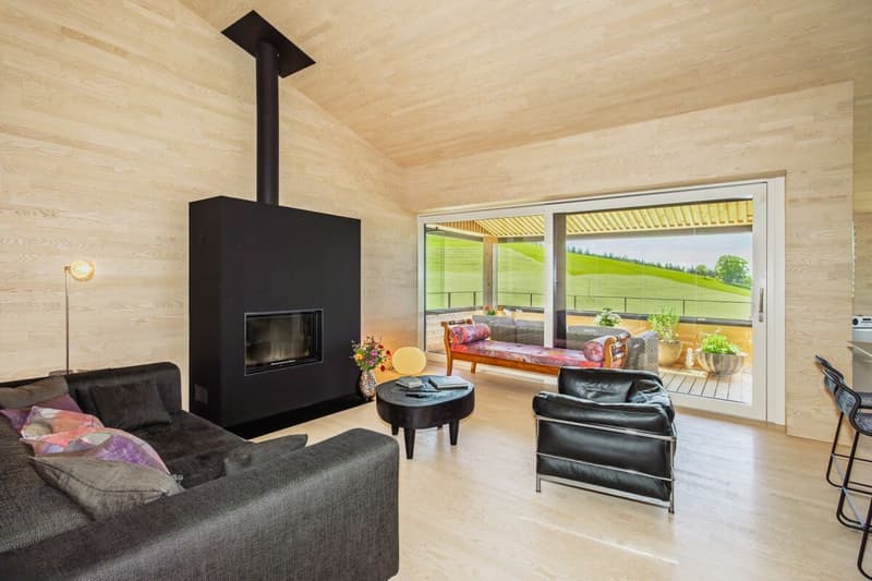 A loge seat above Lake Constance - Premium attic maisonette in high-quality solid wood construction (4)