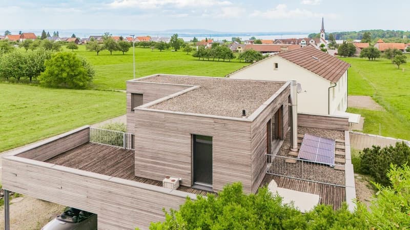 Maison d'architecte caractérisée de 4,5 pièces - Architecture moderne en bois avec vue imprenable (11)