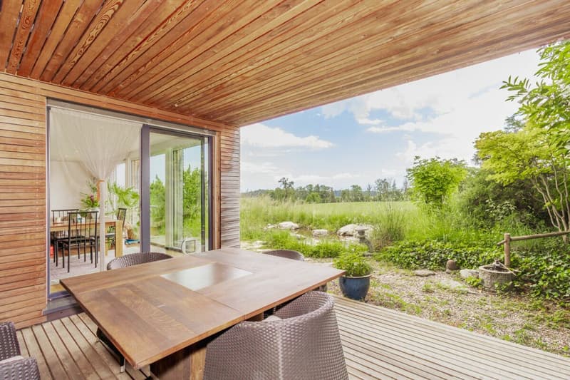 Maison d'architecte caractérisée de 4,5 pièces - Architecture moderne en bois avec vue imprenable (8)