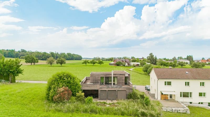 Maison d'architecte caractérisée de 4,5 pièces - Architecture moderne en bois avec vue imprenable (15)