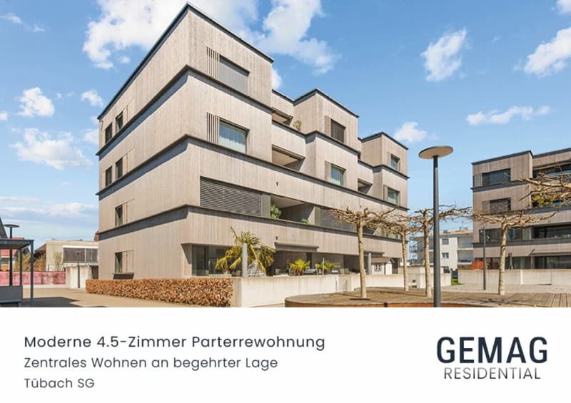 Modern 4.5-room ground-floor apartment - Central living in a sought-after location (1)