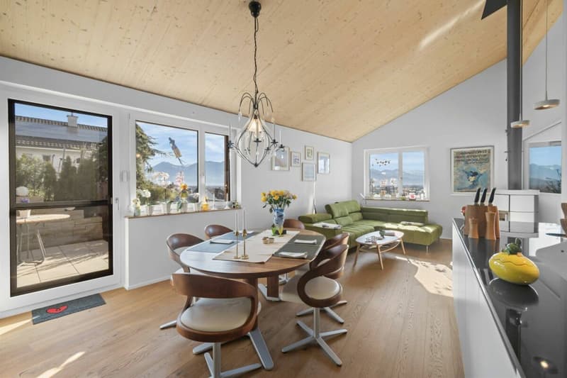 Casa unifamiliare moderna con panorama alpino (3)