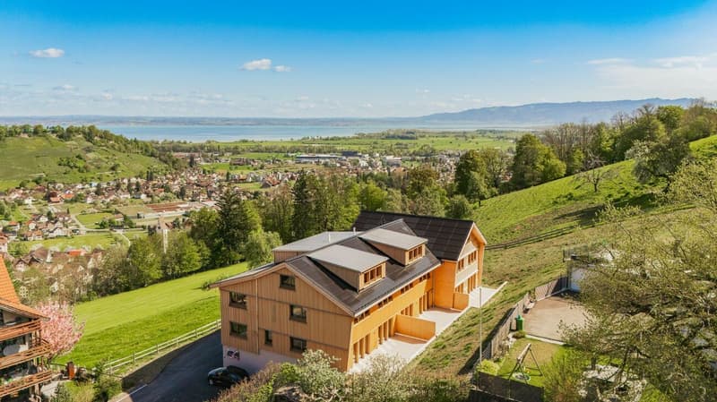 DER Logenplatz über dem Bodensee - 3.5-Zimmer-Erdgeschosswohnung in Vollholzbauweise mit traumhaftem Weitblick (2)