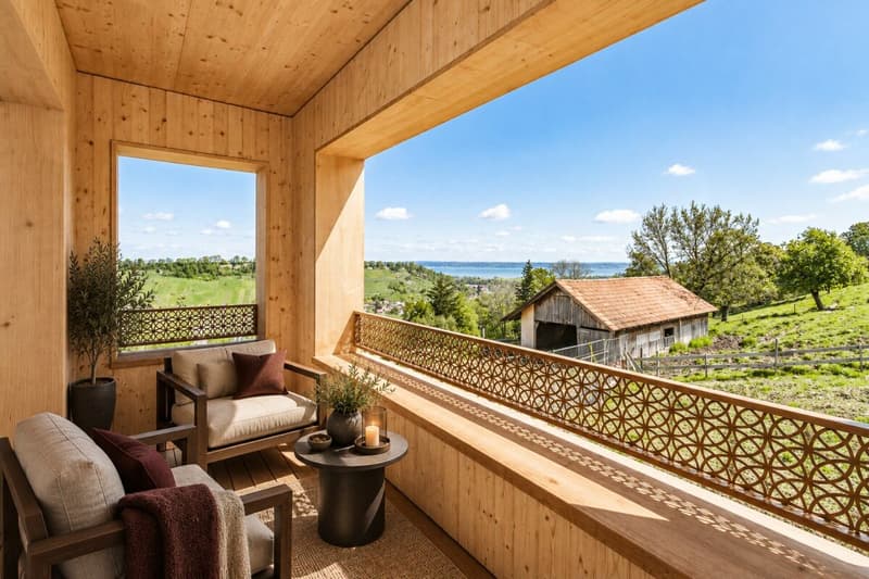 DER Logenplatz über dem Bodensee - 3.5-Zimmer-Erdgeschosswohnung in Vollholzbauweise mit traumhaftem Weitblick (13)
