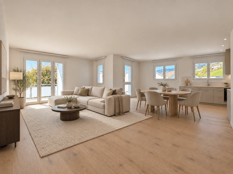 Erstvermietung Stickerhof - Moderne 4.5-Zimmer-Mietwohnung mit stilvollem Ausbau (2)