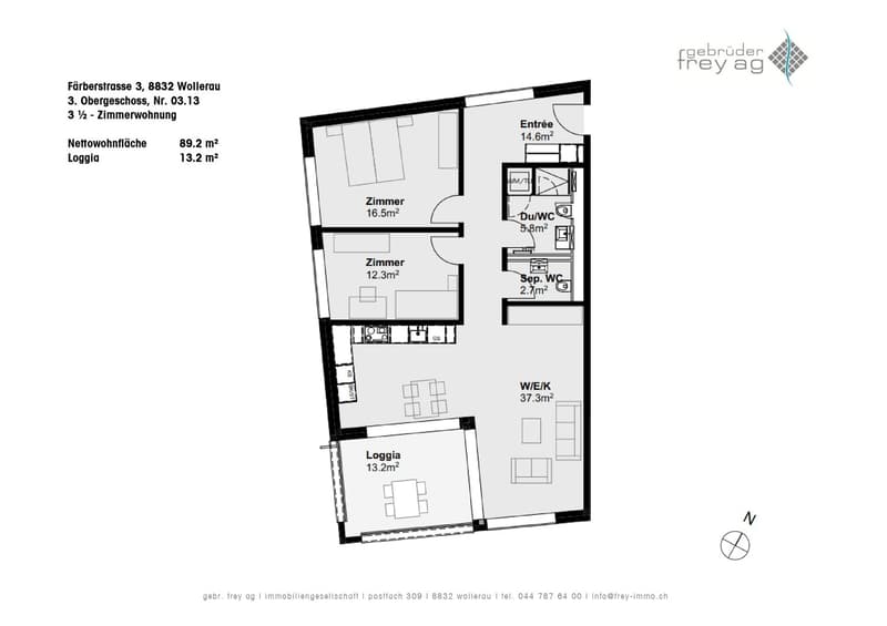 modern 3.5-room apartment in Bächlipark Wollerau (8)