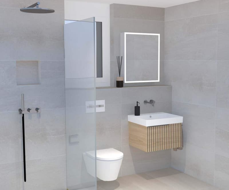 Dusche-WC