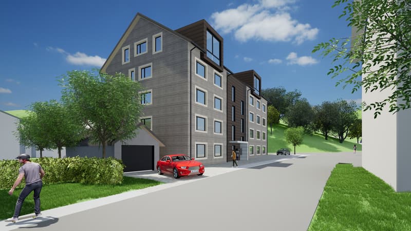 Moderne 3.5 Zimmer Neubauwohnung in Unteriberg, Alpenblick (1)