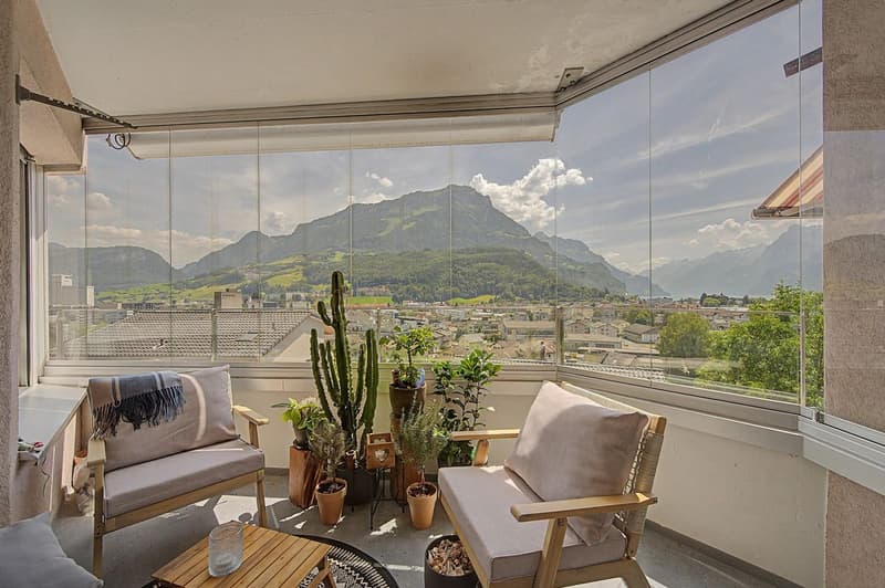 Wohnung mit unverbaubarer Panoramaaussicht und Wellnessbereich (1)