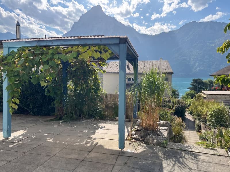 Idyllische Gartenwohnung mit Seesicht (1)