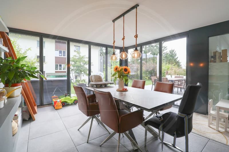 RISERVATO - Appartamento di giardino esclusivo 4½ locali con serra - Vivere nel verde vicino a Zurigo & Zug (8)