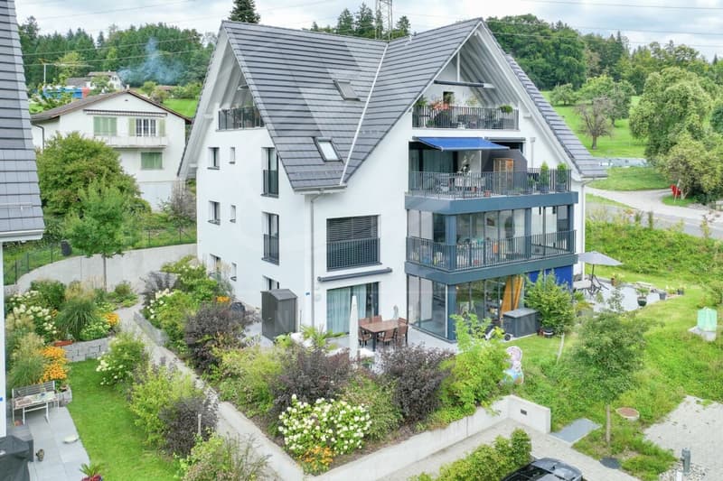 RISERVATO - Appartamento di giardino esclusivo 4½ locali con serra - Vivere nel verde vicino a Zurigo & Zug (4)