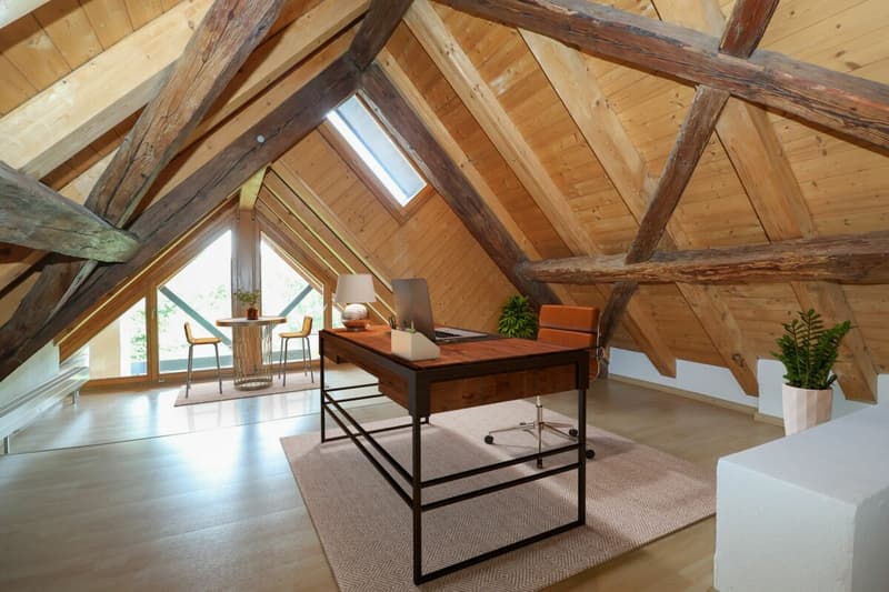 Appartement maisonnette rénové de 5½ pièces dans le « Schlössli » historique de Koblenz à vendre (22)