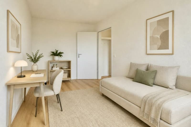 Freshly renovated and bright apartment with balcony for rent in Lupfig (7)