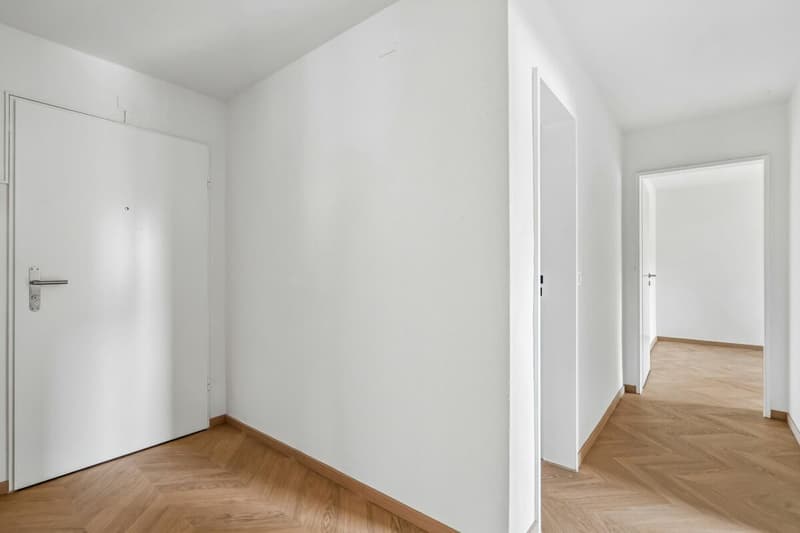 Stylisch renovierte 3½-Zimmer-Wohnung mit Balkon und grünem Ausblick (5)