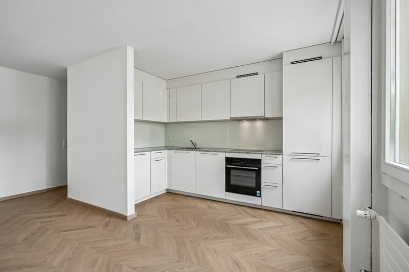 Stylisch renovierte 3½-Zimmer-Wohnung mit Balkon und grünem Ausblick (4)