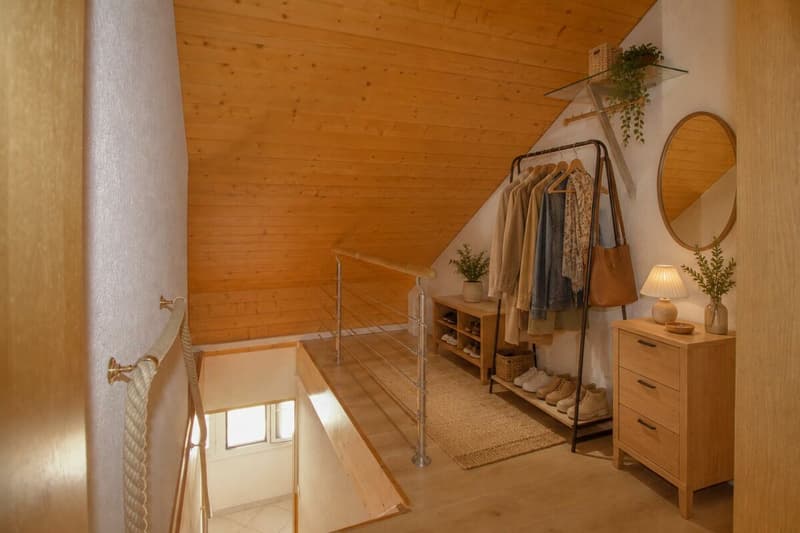 Ein Zuhause mit Charme - 3-Zimmer-Dachwohnung in Wohlenschwil (9)
