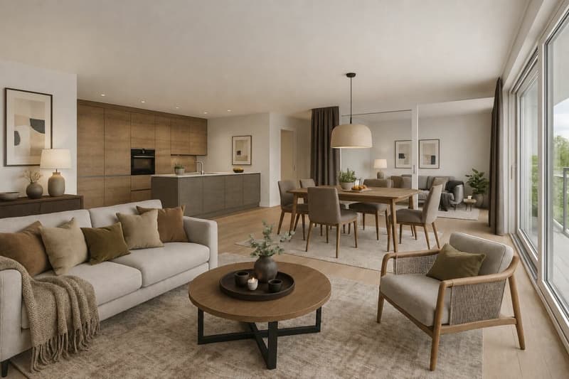Erstbezug: Neue 4½-Zimmer-Terrassenwohnung zu verkaufen (3)