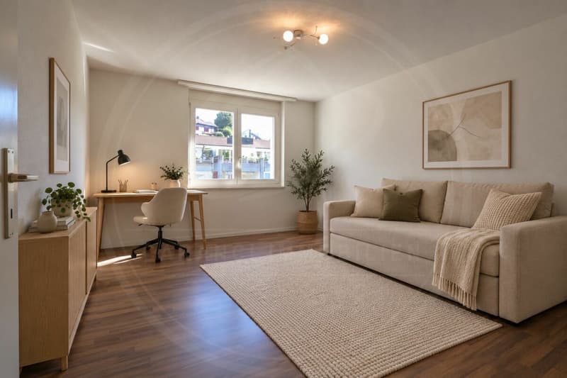 RESERVIERT - Gepflegte 3½ Zimmer-Wohnung mit zwei Balkonen im zweiten Obergeschoss (4)