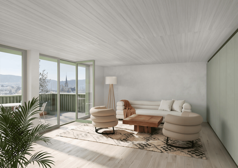 NEUBAU Attika-Maisonette 4.5 oder 5.5 Zimmer am Lägernhang (3)