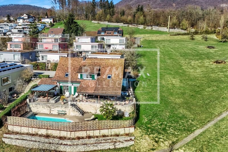 Casa di campagna 6.5++ vani, 210 m² di spazio abitativo, giardino a terrazza, piscina, pergola, 760 m² di terreno, vista panoramica (11)