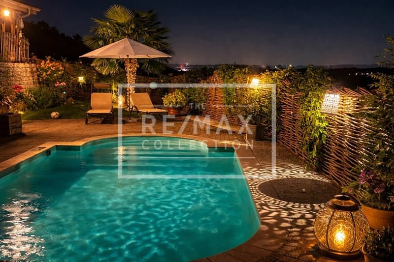 Casa di campagna 6.5++ vani, 210 m² di spazio abitativo, giardino a terrazza, piscina, pergola, 760 m² di terreno, vista panoramica (9)