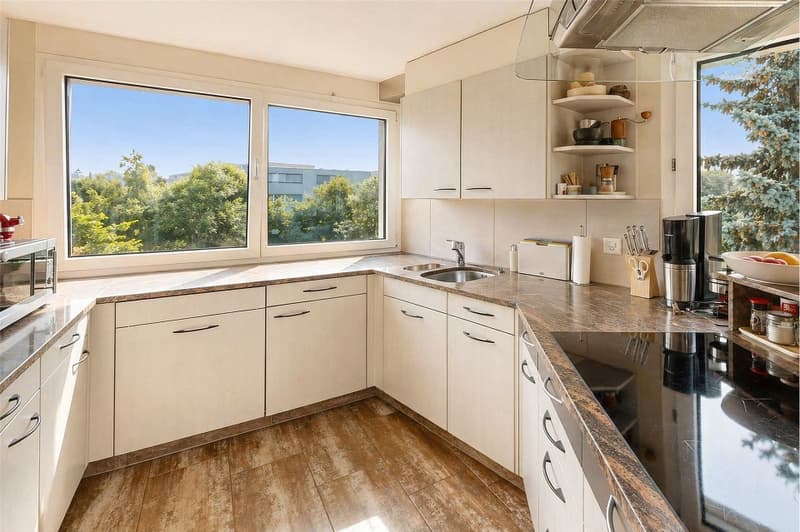 3.5 room apartment with 97.5 m², elevator, near public transport, shopping, school and nature, good condition (4)