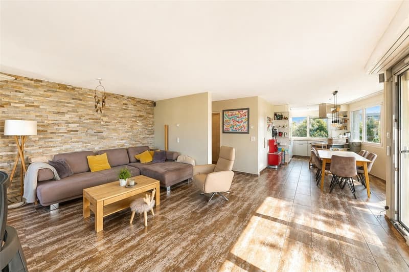 3.5 room apartment with 97.5 m², elevator, near public transport, shopping, school and nature, good condition (2)