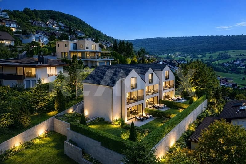 3 REFH, nähe Aarau, A1/A2 Kreuz Mittelland, Villen-Hanglage, Weitsicht, Parz. ab 333 m², Lift UG/EG (5)