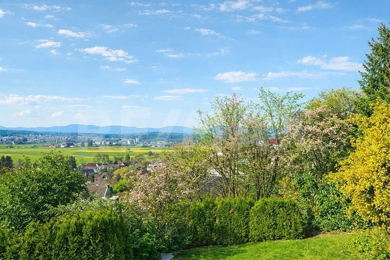 Near Aarau, A1 / A2 Mittelland intersection, excellent preferred villa hillside location with far-reaching views, 3 REFH (2)