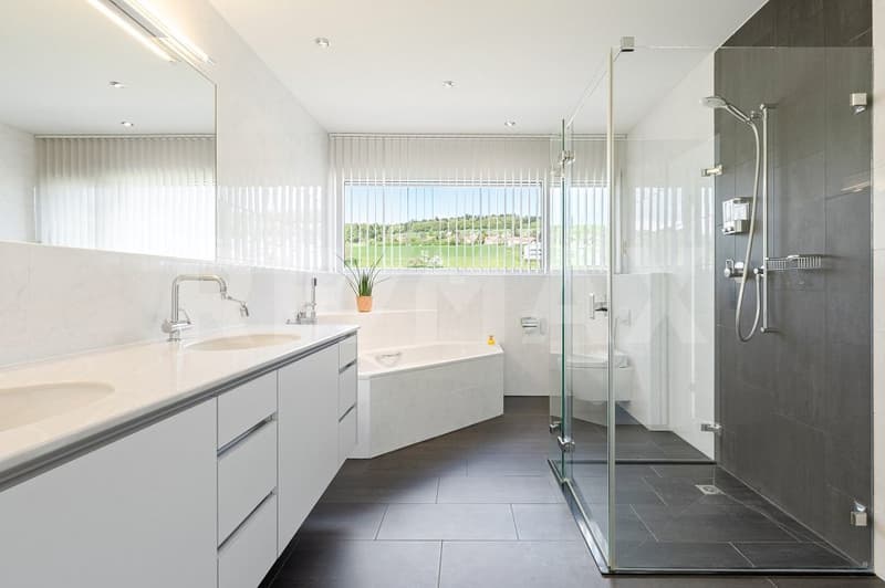Above Blue Niederrohrdorf - 4.5-room attic terrace apartment with 180 panoramic views & 200 m² living space (5)