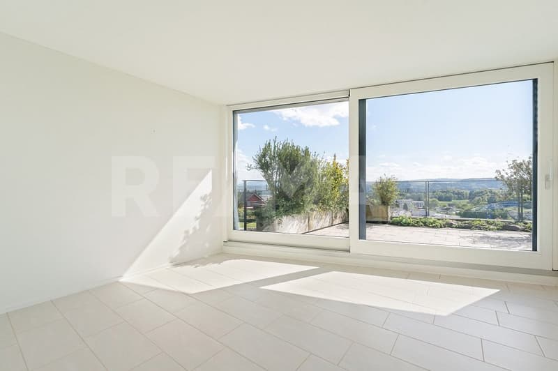 Above Blue Niederrohrdorf - 4.5-room attic terrace apartment with 180 panoramic views & 200 m² living space (6)
