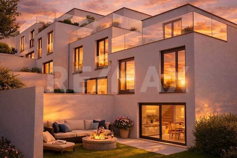 Near A1 and Lenzburg, 4 REFH, hillside location with far-reaching views, penthouse attic room, terrace, and garden (11)