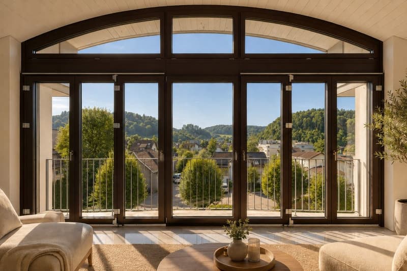 Exclusive 3.5 - 5.5 room attic penthouse 246 m² NWF, 4 terraces, in the center, 3 double garages, lift, (3)