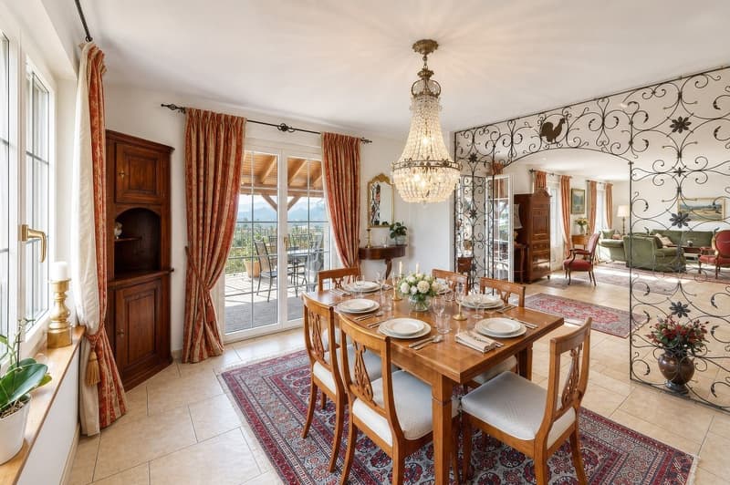 6.5++ room country house, 210 m² living space, terraced garden, pool, pergola, 760 m² plot, panoramic view (6)