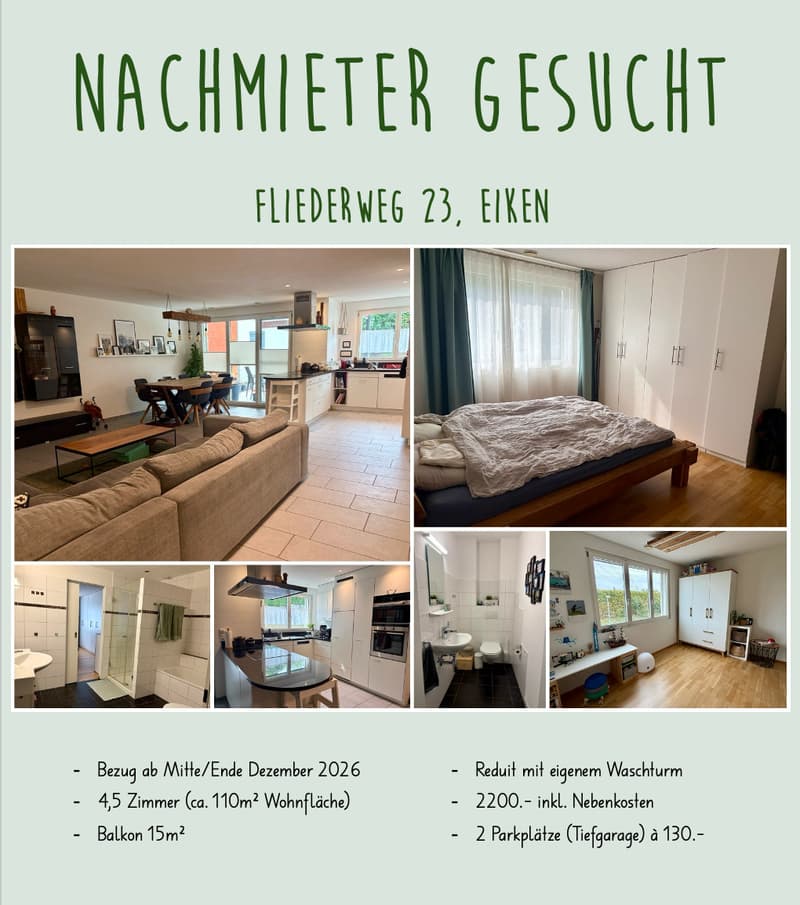 SCHÖNER WOHNEN: Grosszügige 4.5-Zimmer-Wohnung in Eiken (8)