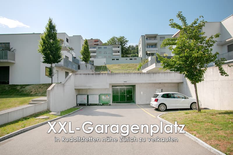 Attractive very large underground parking space, bright and friendly, near Zurich for sale (1)