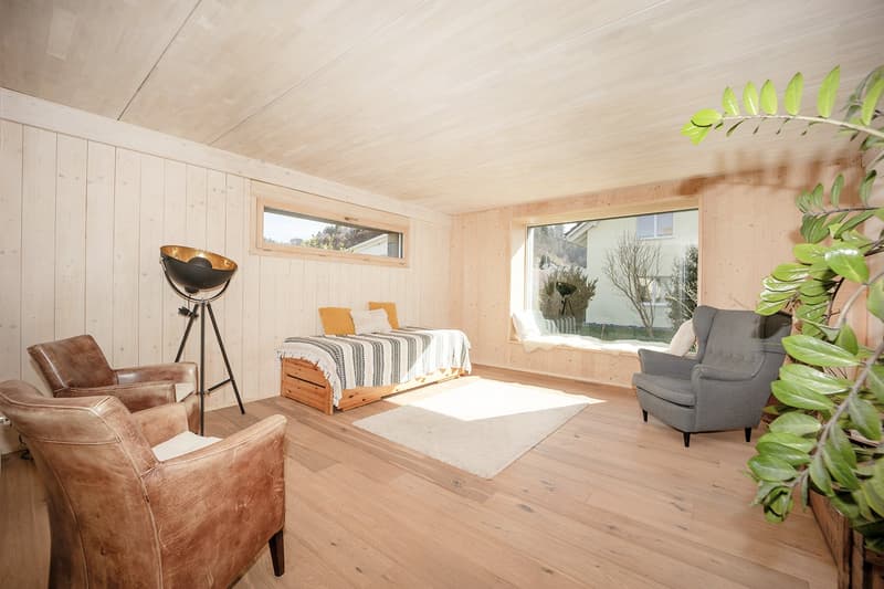 Living and working in an exclusive MINERGIE single-family wooden house (6)