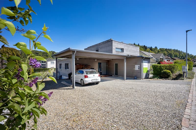 Living and working in an exclusive MINERGIE single-family wooden house (15)