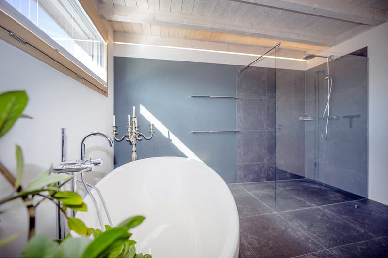 Living and working in an exclusive MINERGIE single-family wooden house (14)