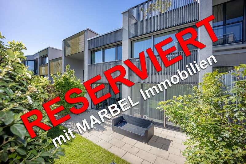 RESERVIERT - Exklusives MINERGIE-Reihen-Einfamilienhaus an attraktiver Wohnlage (1)