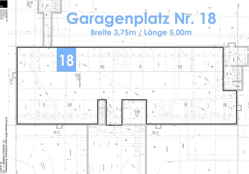 Attractive very large underground parking space, bright and friendly, near Zurich for sale (4)